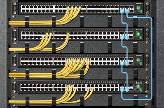 VigorSwitch 2542x stacking